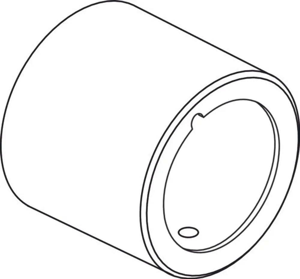 Abdeckkappe in runder Form, geeignet für verschiedene Anwendungen, mit Designmerkmalen. Produkt von Ideal Standard.